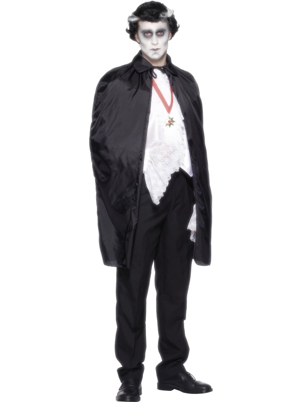 Cape, Black, 44'/112cm long